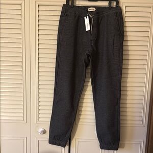 Taylor Stitch Dark Charcoal Sweatpants Joggers with Elastic Waistband